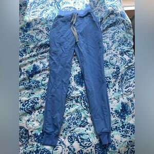 FIGS Ceil Blue Zamora High Waisted 2.0 - Jogger Scrub Pants - XXS / Ceil Blue